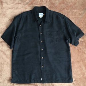 EUC Black Tropical Shirt